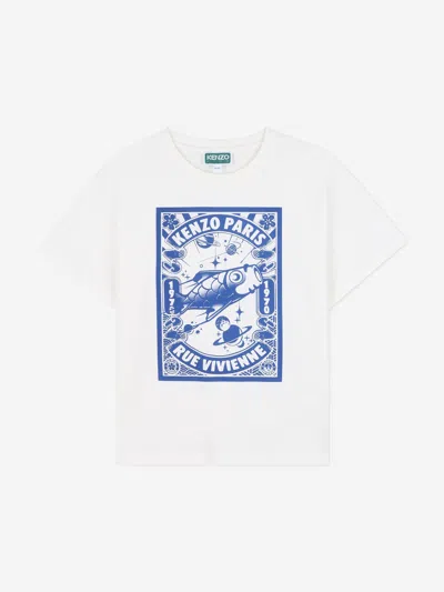 Kenzo Babies'  Boys Branded Print T-shirt In White