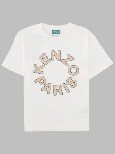 Kenzo Boys' Classic Tee Shirt - Kids' Fashion Staple In White