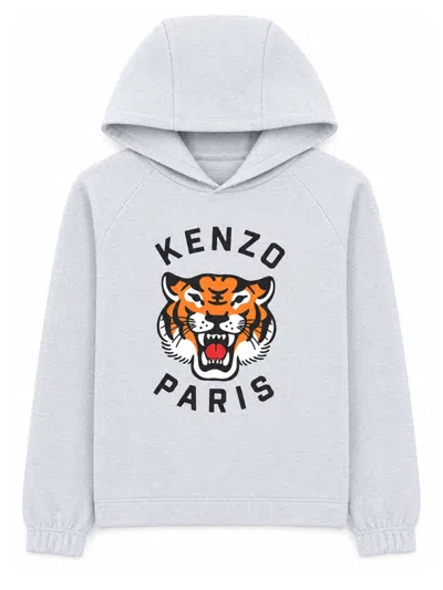 Kenzo Boys' Cotton Blend Mini Sweatshirt In White