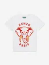 KENZO BOYS ELEPHANT PRINT T-SHIRT
