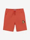 Kenzo Boys Kotora Bermuda Shorts In Red