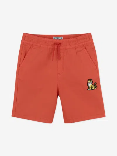 Kenzo Kids' Boys Kotora Bermuda Shorts In Red
