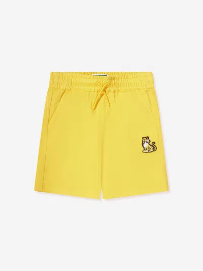 Kenzo Kids' Boys Kotora Bermuda Shorts In Yellow