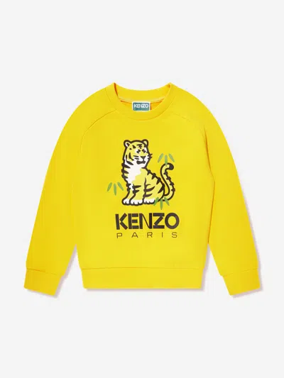 Kenzo Kids' Boys Kotora Sweatshirt In Yellow