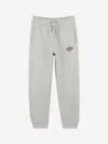 Kenzo Cotton Track Pants In Grey