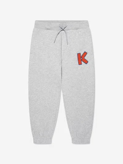 KENZO BOYS LOGO JOGGERS