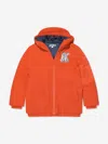Kenzo Logo-print Hooded Jacket In Red