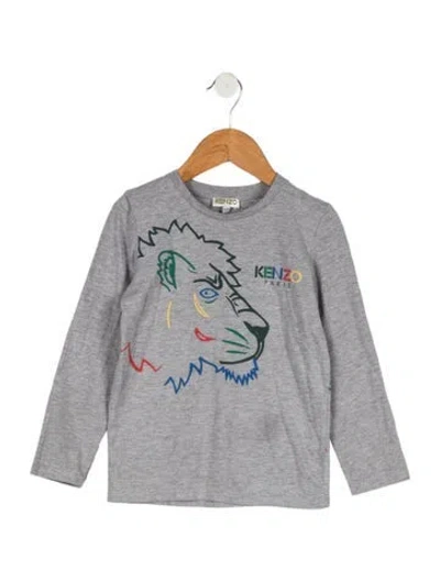 Pre-owned Kenzo Babies' Boys Long Sleeve T-shirt In Grey