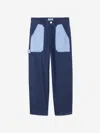 Kenzo Elasticated Straight-leg Jeans In Blue