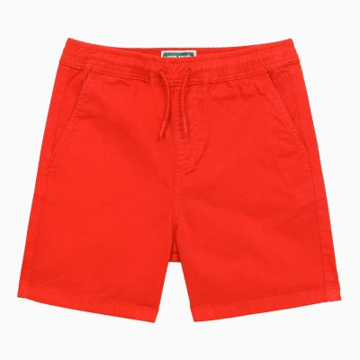 Kenzo Kids' Bright Red Cotton Shorts