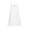 Kenzo Broderie Anglaise Mini Dress In White
