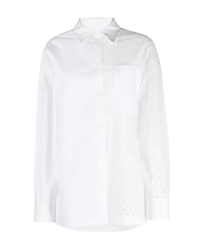 KENZO KENZO BRODERIE ANGLAISE LONG-SLEEVED SHIRT