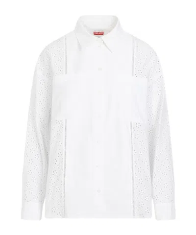 KENZO 'KENZO BOKE FLOWER BRODERIE ANGLAISE' OVERSIZED SHIRT