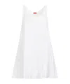 Kenzo Broderie Anglaise Mini Dress In White
