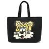 Kenzo Large Pattern Shoulder Bag In Black
