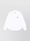 Kenzo Boke Flower Embroidered Slim-fit Shirt