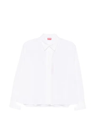 Kenzo Buttoned Shirt In White