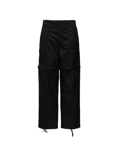 Kenzo Buttoned Trousers In Black