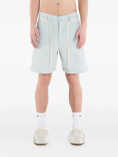 Kenzo Button-fastening Shorts In Blue