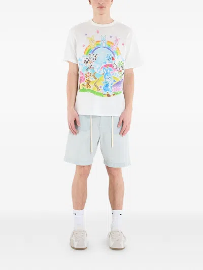 Kenzo Button-fastening Shorts In White