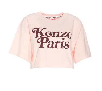 Kenzo By Verdy Boxy Cropped T-shirt In Pink