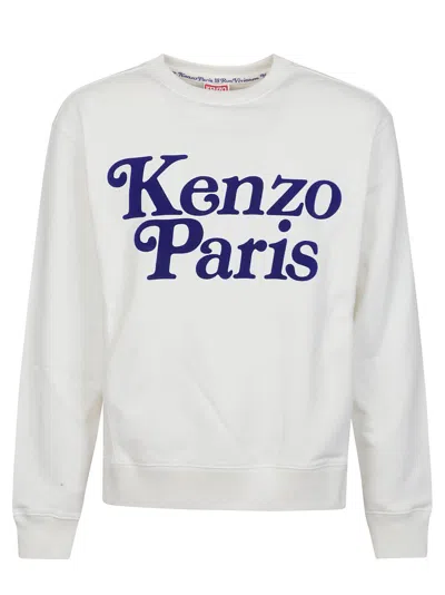 Kenzo Sweatshirt ' By Verdy' Homme Blanc Casse In Off White