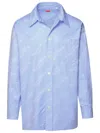 Kenzo Cotton By Verdy Oversized Shirt In Skyblue
