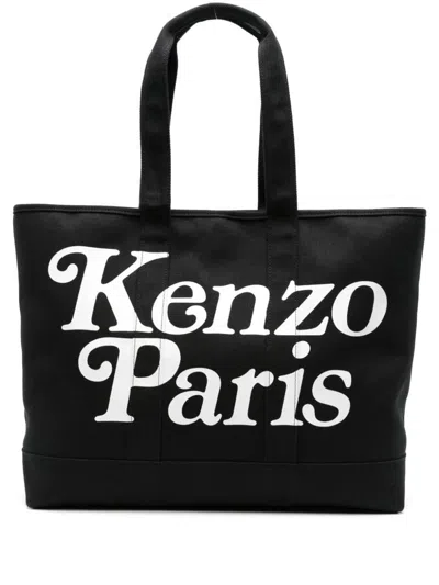 Kenzo By Verdy Kenzo Paris Cotton Tote Bag In Black