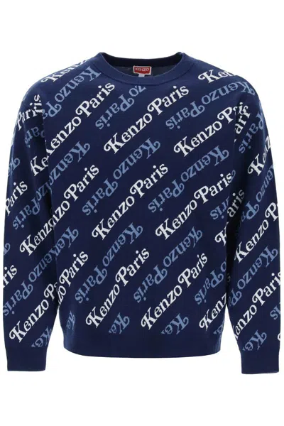 Kenzo Blue  Paris Verdy Edition Sweater In 77midnight Blue