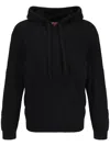 Kenzo Cable-knit Hoodie In Black