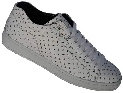 Pre-owned Kenzo Cactus Men's Trainers, Men's Designer Footwear In White