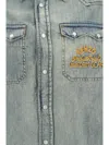 Kenzo Drawn Varsity Denim Shirt
