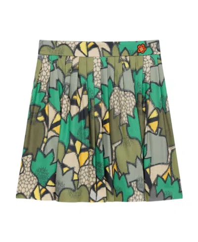 KENZO KENZO GRAPHIC PRINTED MINI SKIRT
