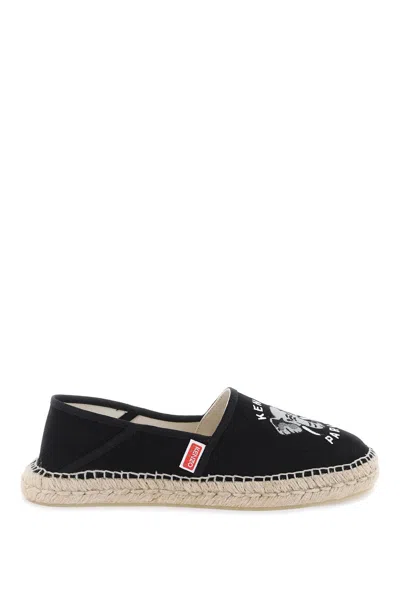 KENZO CANVAS ESPADRILLES WITH LOGO EMBROIDERY