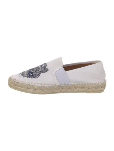 Pre-owned Kenzo Canvas Graphic Print Espadrilles In Multicolor