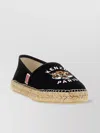 Kenzo 'canvas Jungle' Espadrilles With Jute Sole