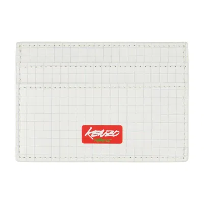 Kenzo X Futura 2000 Grid-print Cardholder In White