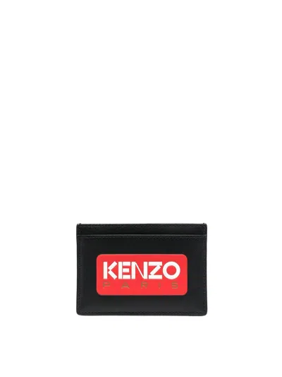 KENZO CARDHOLDER WITH FRONT EMBOSSED LOGO