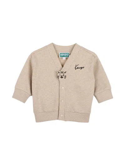 Kenzo Cardigan In Beige