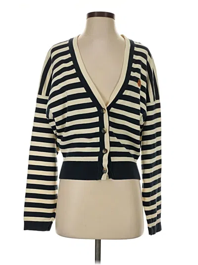 Pre-owned Kenzo Cardigan Sweater In Blue