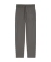 Kenzo Cargo Drawstring Jogging Trousers In Gray