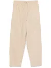 Kenzo Solid Color Lightweight Cotton Cargo Pants In 11 Beige