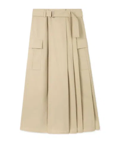 KENZO KENZO CARGO LONG RIPSTOP SKIRT