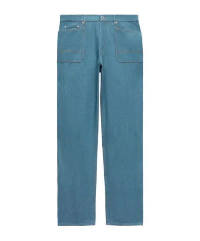 Kenzo Cargo Monkey Fit Jeans In Japanese Denim In Blue