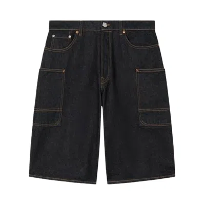 Pre-owned Kenzo Cargo Monkey Short 'denim' | Blue | Men's Size 34