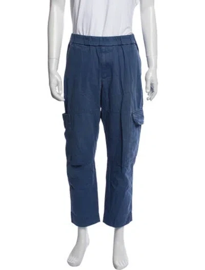 Pre-owned Kenzo Cargo Pants In Blue