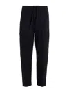 Kenzo Virgin Wool Straight-leg Trousers In Blue