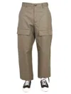 Kenzo Men Cargo Pants In Brown