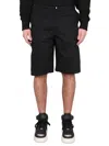 Kenzo Cargo Workwear Shorts In Black