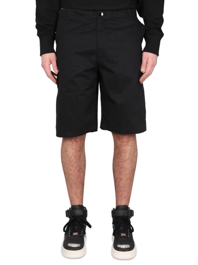 Kenzo Cargo Shorts In Black